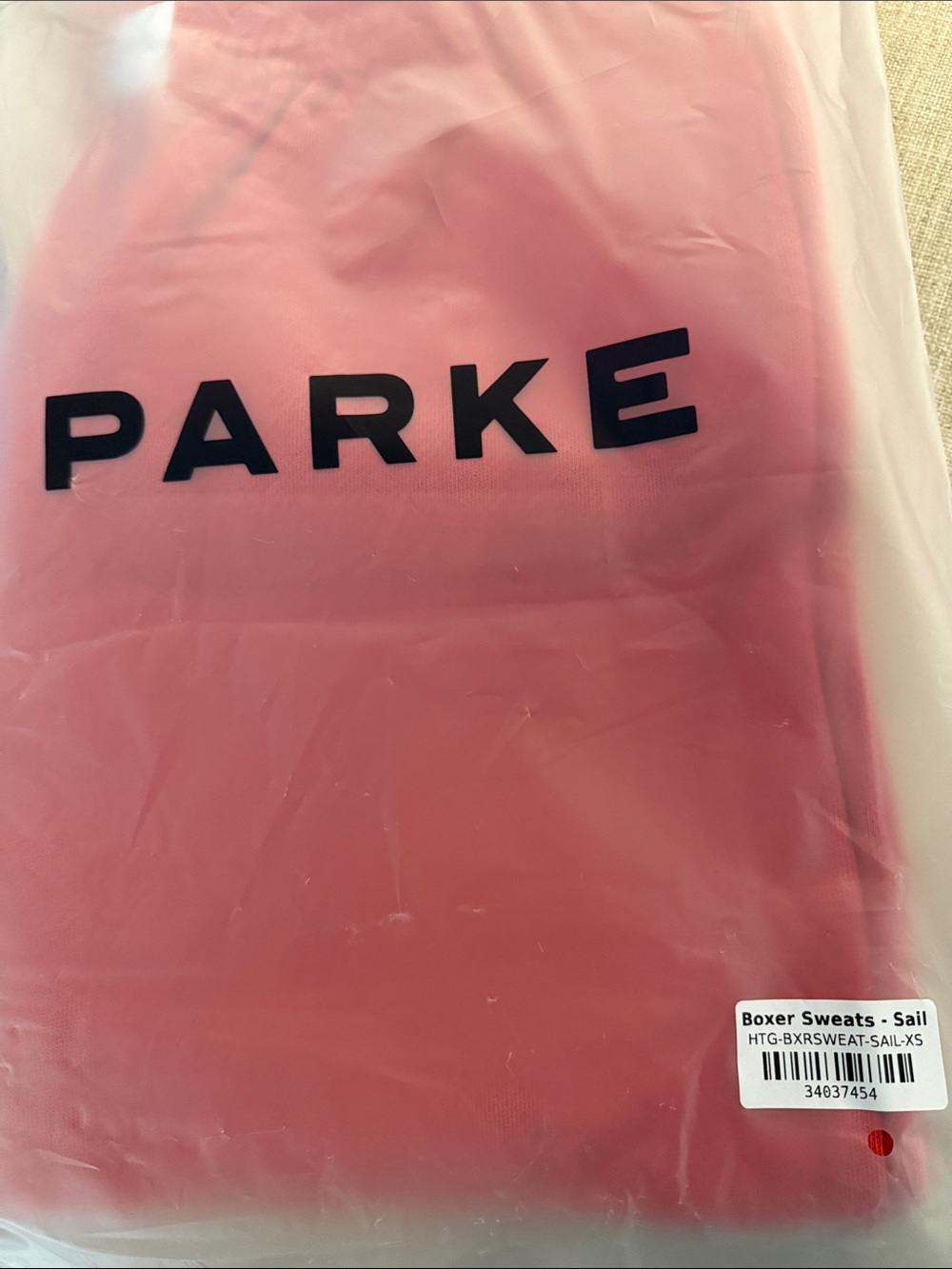 Parke Coastal Collection 2026 Boxer Sweatpants xs - Picture 4 of 5